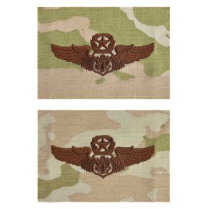Air Force Embroidered Badge: Officer Aircrew: Master, embroidered on OCP