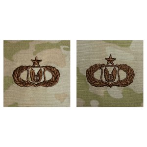 Air Force Embroidered Badge: Operations Support: Senior, embroidered on OCP