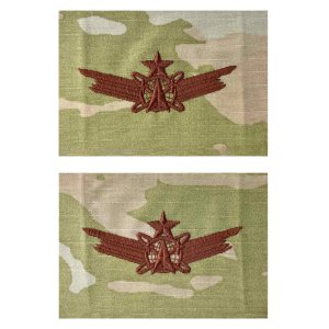 Air Force Embroidered Badge: Space Senior, embroidered on OCP