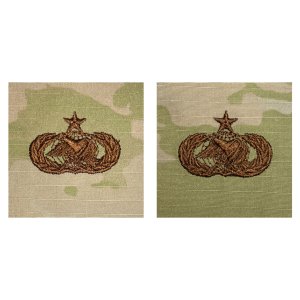 Air Force Embroidered Badge: Supply Fuels: Senior, embroidered on OCP