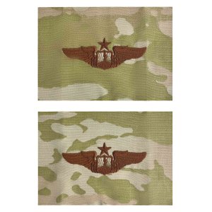 Air Force Embroidered Badge: Unmanned Aircraft Systems Senior, embroidered on OCP