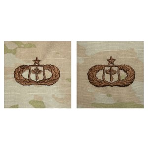 Air Force Embroidered Badge: Weather Operations: Senior, embroidered on OCP