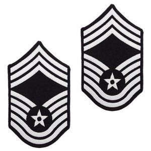 Air Force Embroidered Chevron: Chief Master Sergeant, large color