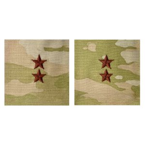 Air Force Embroidered OCP Sew On Officer Rank Insignia: Major General