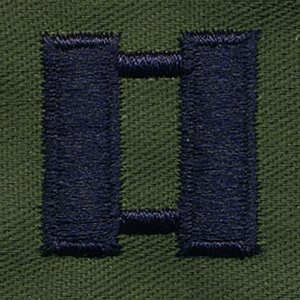 Air Force Embroidered Rank: Captain, embroidered on subdued fatigue