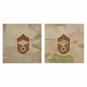 Air Force Embroidered Rank: Chief Master Sergeant, OCP Sew on