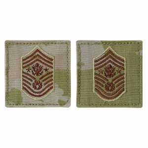 Air Force Embroidered Rank: Chief Master Sergeant of the, OCP with hook