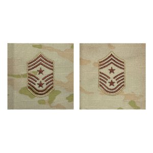 Air Force Embroidered Rank: Command Chief Master Sergeant, OCP Sew on
