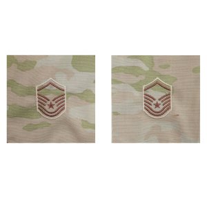 Air Force Embroidered Rank: Master Sergeant, OCP Sew on