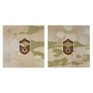 Air Force Embroidered Rank: Senior Master Sergeant, OCP Sew on