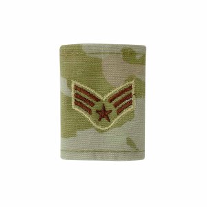 Air Force Gortex Rank: Senior Airman, OCP jacket tab