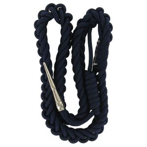Air Force Honor Guard Cord: Blue Loop with Silver Tip
