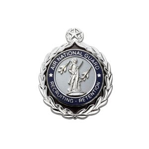 Air Force Identification Badge, Miniature: Air National Guard Master Recruiting & Retention