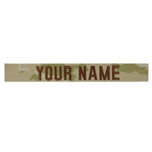 Air Force Name Tape: Individual Name, embroidered on OCP Sew on