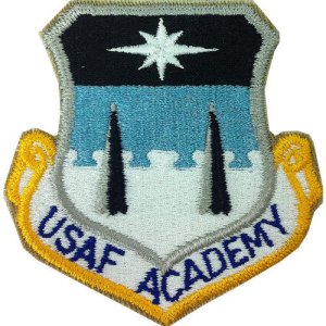 Air Force Patch: Academy, color with hook closure