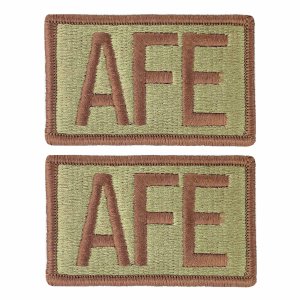 Air Force Patch: AFE Letters, OCP with hook