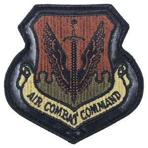 Air Force Patch: Air Combat Command, OCP with Leather and hook