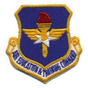 Air Force Patch: Air Education and Training Command: AETC, color