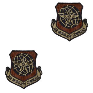 Air Force Patch: Air Mobility Command, OCP with hook