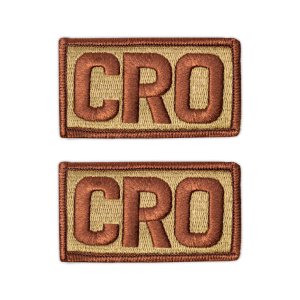 Air Force Patch: CRO Letters, OCP with hook