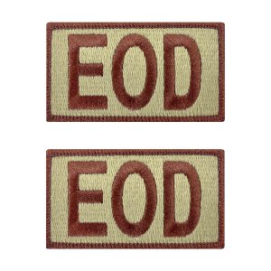Air Force Patch: EOD Letters, OCP with hook