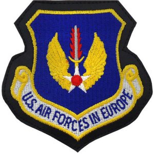 Air Force Patch: In Europe, leather