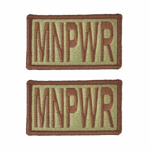 Air Force Patch: MNPWR Letters, OCP with hook