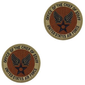 Air Force Patch: Office of the Chief of Staff USAF, OCP with hook