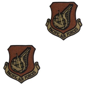 Air Force Patch: Pacific Air Forces Command, OCP with hook