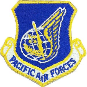 Air Force Patch: Pacific, color