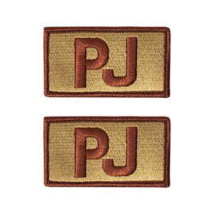 Air Force Patch: PJ Letters, OCP with hook