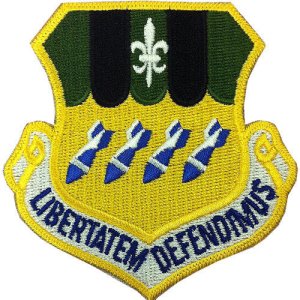 Air Force Patch: Second Bomb Wing, color