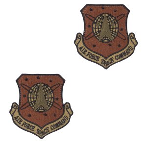 Air Force Patch: Space Command, OCP with hook