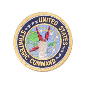 Air Force Patch: United States Strategic Command, color with hook closure