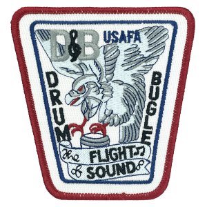 Air Force Patch: US Academy Drum and Bugle, color