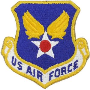 Air Force Patch: US, color with hook closure