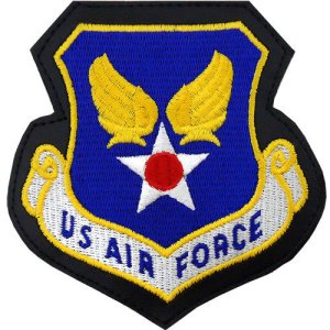 Air Force Patch: US, leather with hook closure