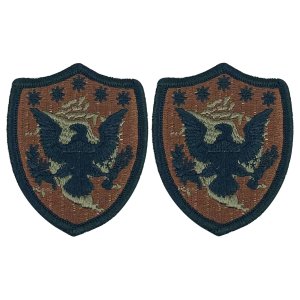 Air Force Patch: US Northern Command, embroidered on OCP spice brown with hook