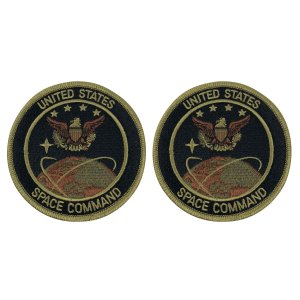Air Force Patch: US Space Command, OCP with hook