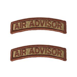 Air Force Tab: Air Advisor, embroidered on OCP