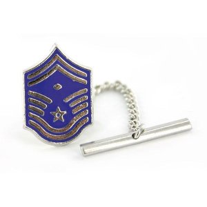 Air Force Tie Tac: Master Sergeant: Senior with diamond