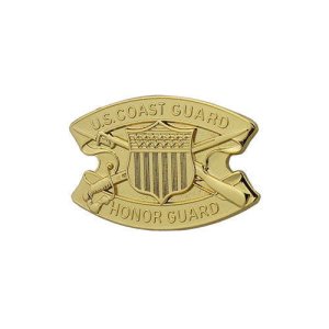 Coast Guard Badge: Honor Guard, miniature