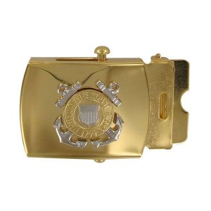 Coast Guard Belt Buckle: Enlisted, male
