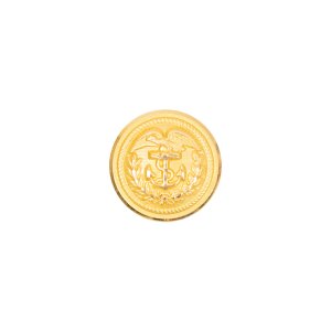 Coast Guard Button: 35 Ligne Gold for Jacket