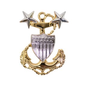 Coast Guard Cap Device: E9 CPO: Master, miniature