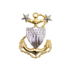 Coast Guard Cap Device: E9 CPO: Master, regulation size