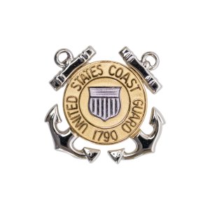 Coast Guard Cap Device: Enlisted, miniature