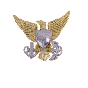 Coast Guard Cap Device: Officer, miniature