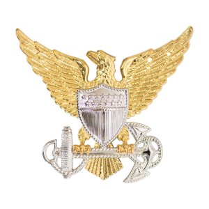 Coast Guard Cap Device: Officer, regulation size