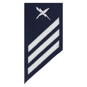 Coast Guard E3 Rating Badge: Intelligence Specialist, BLUE